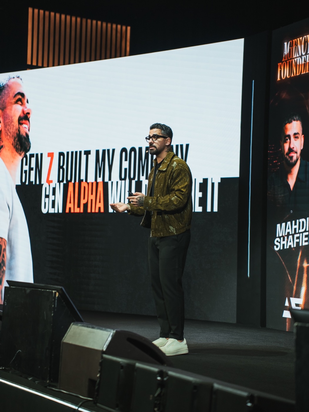 Mahdi Shafiei on stage
